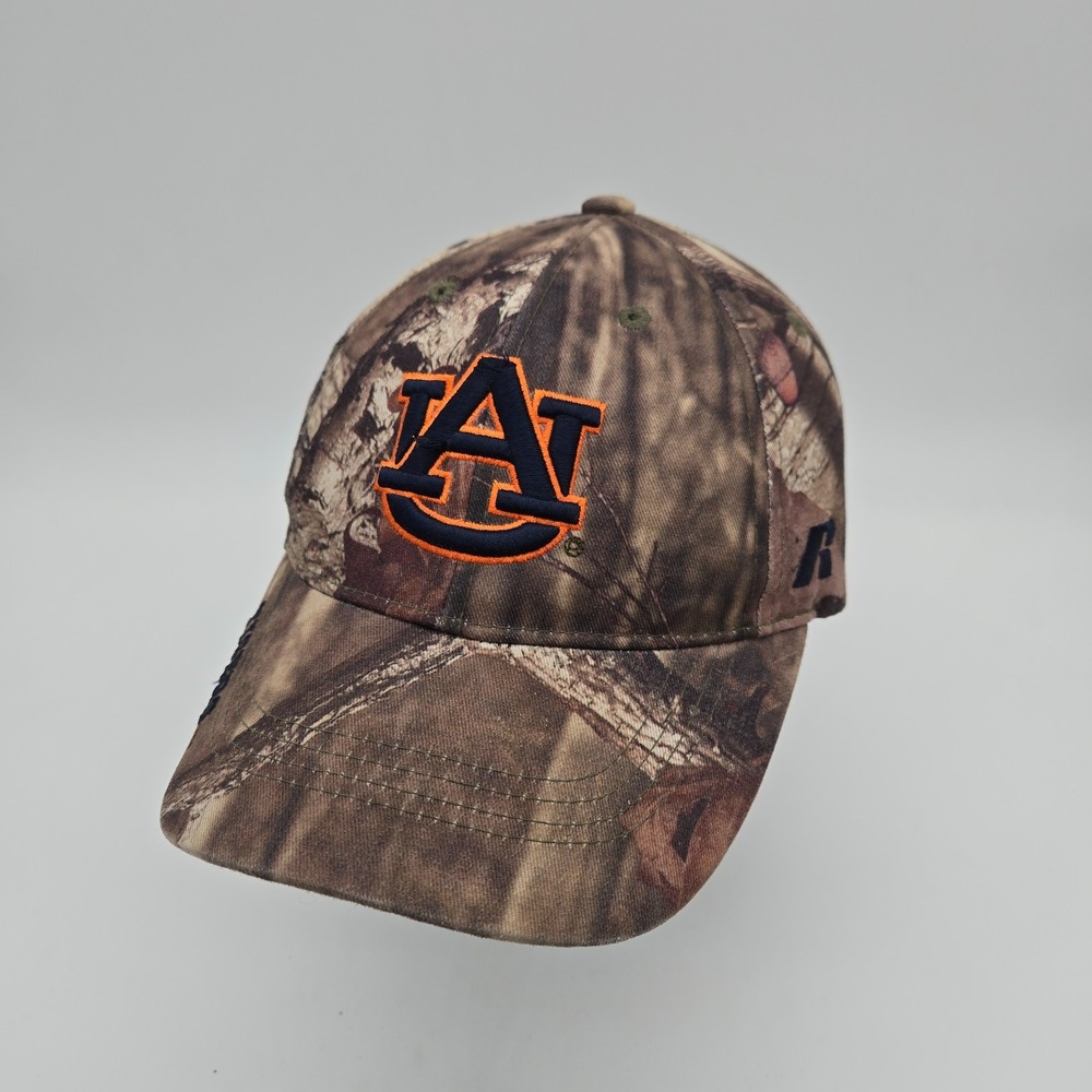 Auburn Tigers Strapback Hat Baseball Cap Green Camo AU Embroidered SEC Football